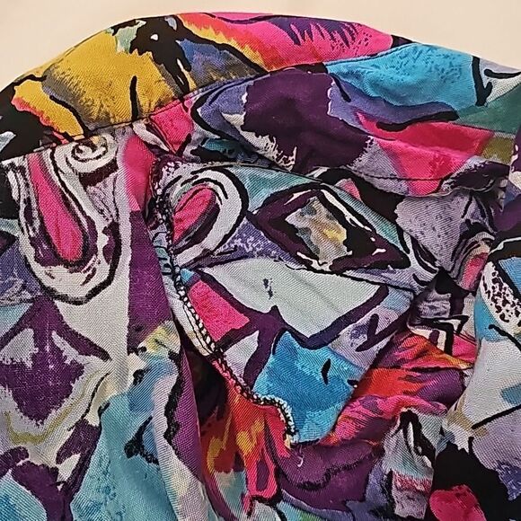 Vintage Baani's graphic,  floral blazer. - Picture 9 of 9